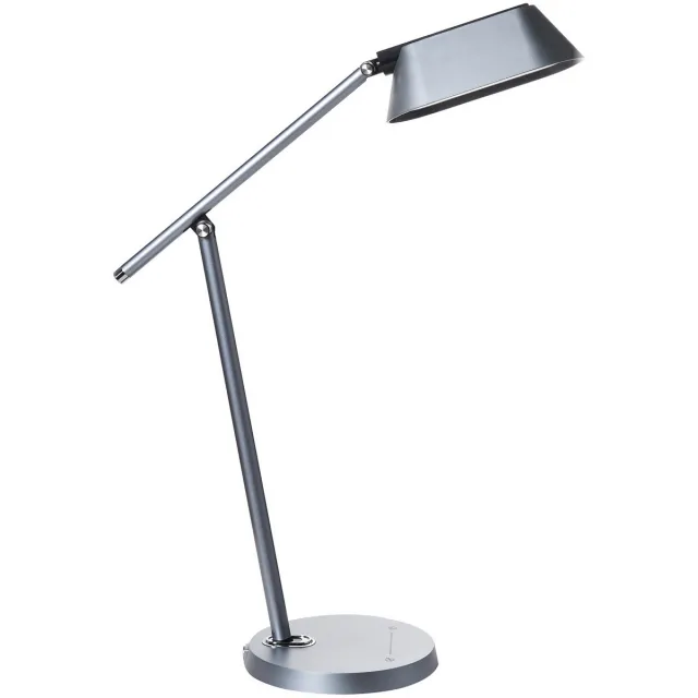 Beliani LEONIS - Bureaulamp LED - Grijs - Synthetisch materiaal