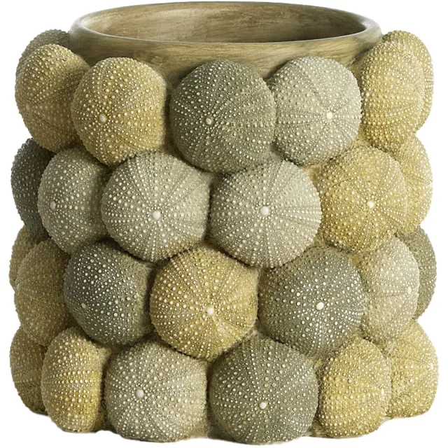 Light & Living Vaas SEA URCHIN - Ø20.5x18cm - Groen