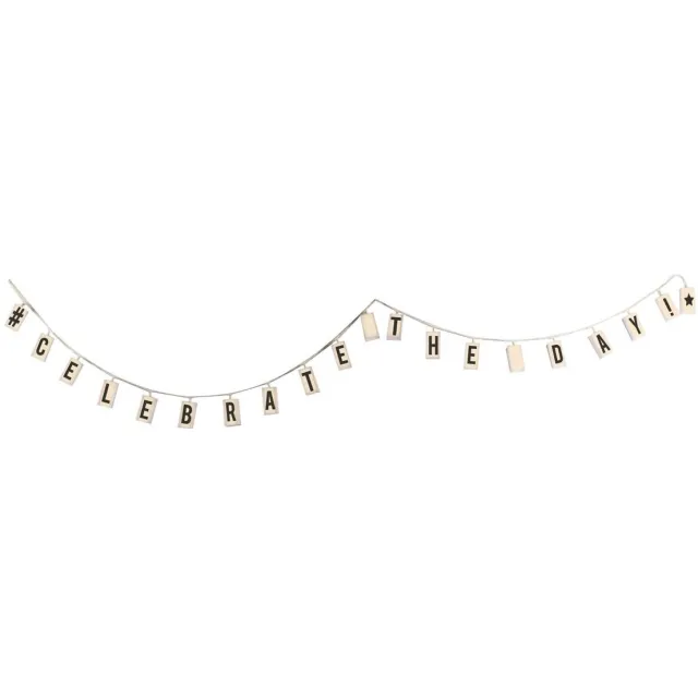 Gusta lichtslinger - lichtsnoer - letters met 20 LED's