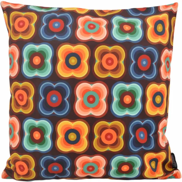 Gek op Kussens! Retro Style #4 Kussenhoes | 45x45 cm | Katoen/Polyester Oranje/Mint