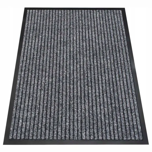 Eureka Home Antislip Buitenmat 120x180 cm - Sterke Rubberen Deurmat Zwart