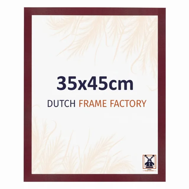 Dutch Frame Factory Fotolijst 35x45 cm - MDF - Wijnrood Geveegd - Benno