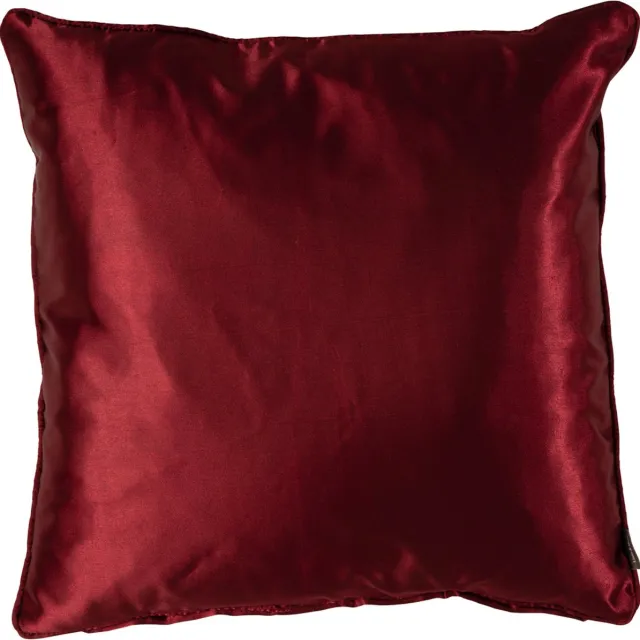 Mars & More Siana Satin kussen rood 45x45cm
