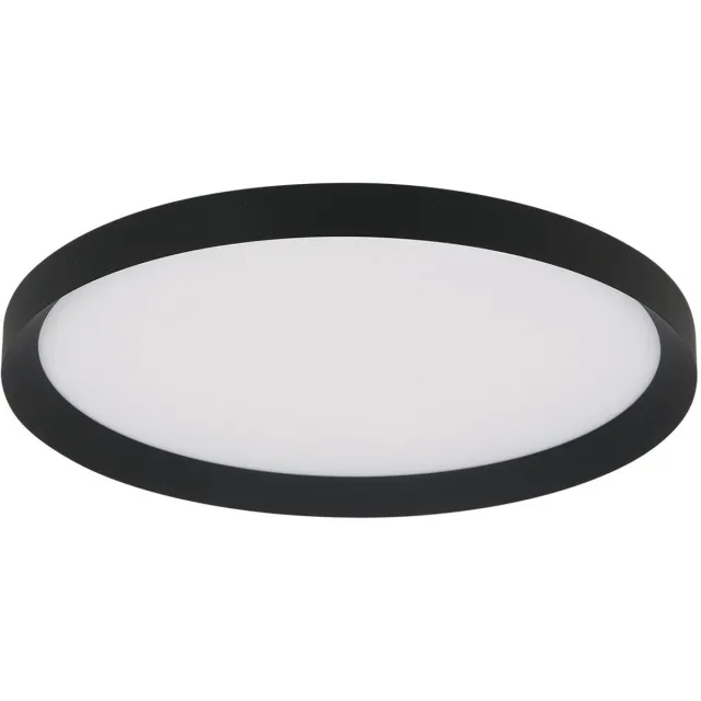 Steinhauer Plafonnieres Steinhauer Flady Zwart Ø50 4600 Lumen van Elektronica, Kunststof en Metaal, Modern Design voor Binnengebruik Wit / Zwart