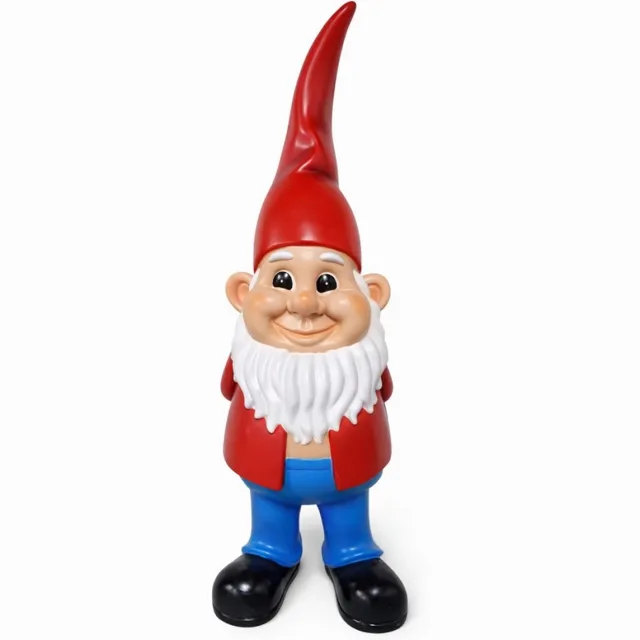 Vtw Living Tuinkabouter 1 Meter - Tuinkabouters voor Buiten - Tuinkabouters - Kabouter Tuin - Grappig Cadeau - Rood