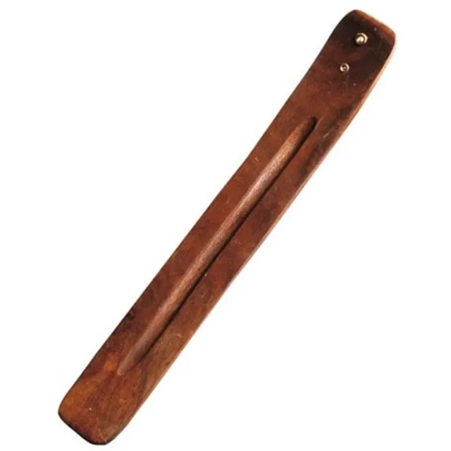BERK Wierookhouder bootje hout Zwart