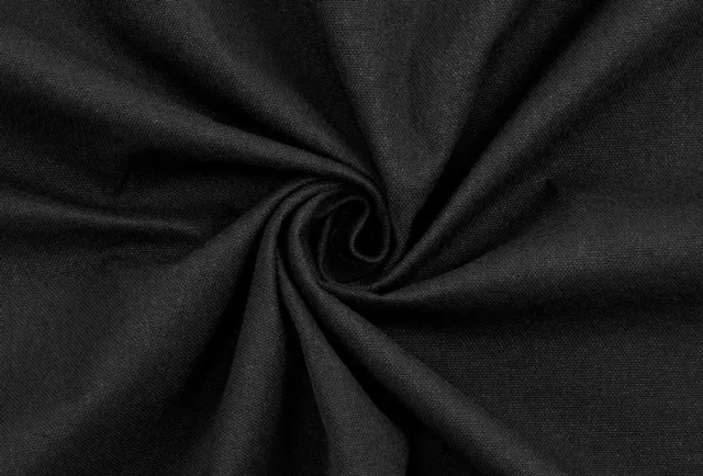 Home & Comfort Luxe geweven verduisterende gordijnen met haakjes of ringen - Zwart - Gordijn met ringen - 260x150 cm
