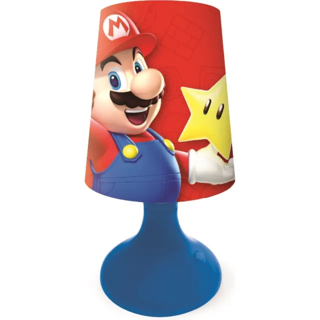 Lexibook Mini lampe de chevet veilleuse sans fil Super Mario ROUGE