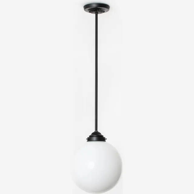 Coloured by Art Hanglamp Bol Ø 25 Moonlight - Art Deco Trade Zwart