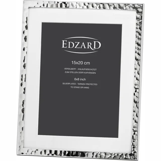 Edzard Fano - Fotolijst - Zilver - Passepartout - 15 x 20