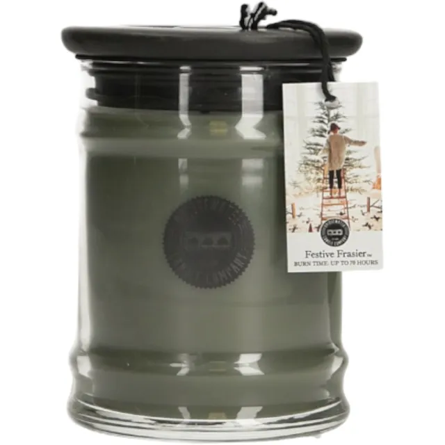 Bridgewater Candle Jar S Festive Frasier - Geurkaars Groen