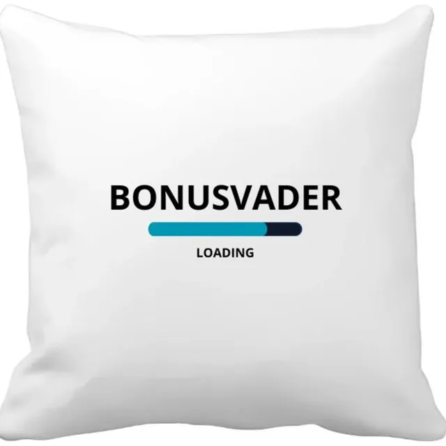 Akyol bonusvader loading Kussen hoes - Papa - ochtendkoffie laden - vader cadeautjes - vaderdag - verjaardagscadeau - verjaardag - cadeau - geschenk - kado - gift - vader artikelen - 40 bij 40 cm Multicolor