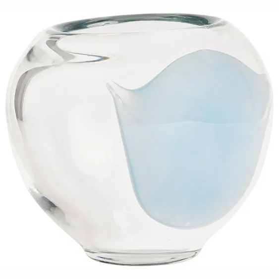 OYOY vaas glas blauw