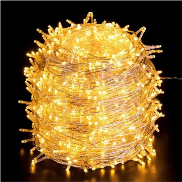 BOG Kerstverlichting Outdoor 100M 1000LEDs - Warm Wit - Tuinverlichting - Waterdicht IP44 - 8 Lichtmodi - Feestverlichting Voor Kerst - Bruiloft - Tuin - Balkon - Bar