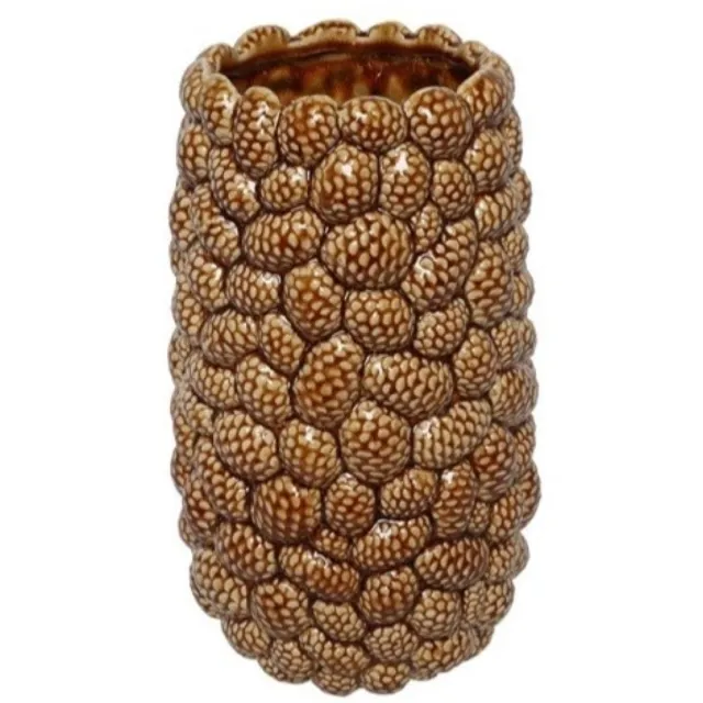 Countryfield Vaas Dennenappel - Bruin - 19 x 34 cm