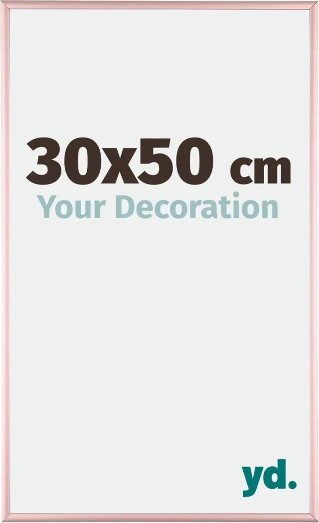 yd. Your Decoration - Fotolijst 30x50 cm - Aluminium - Koper - Kent