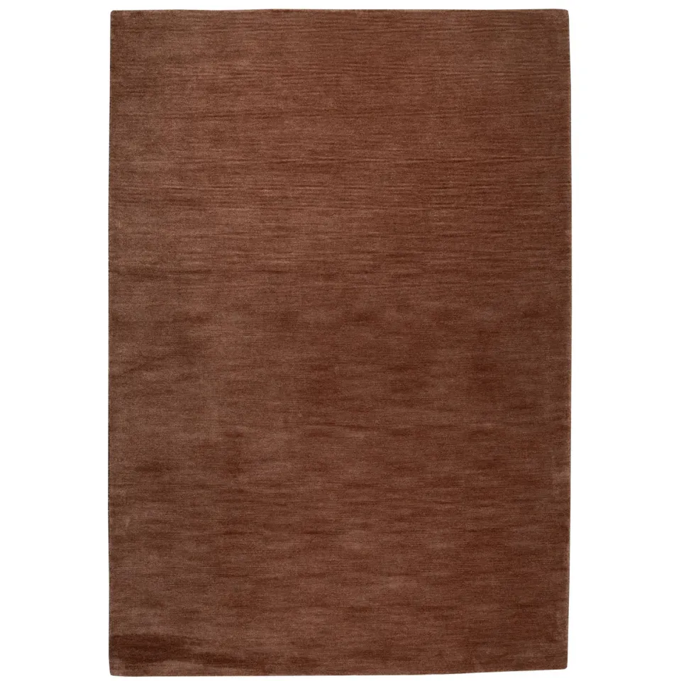 Zuiver Luwte vloerkleed terracotta