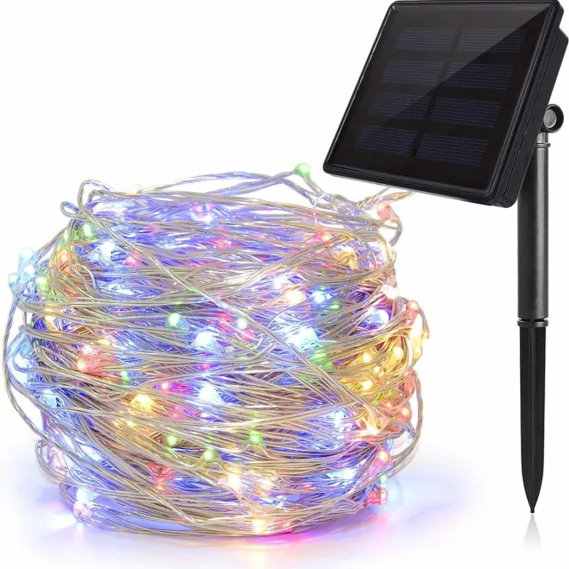 Dailyiled Kerstverlichting - Multicolor - 240 led - Solar - 24m - voor binnen en buiten