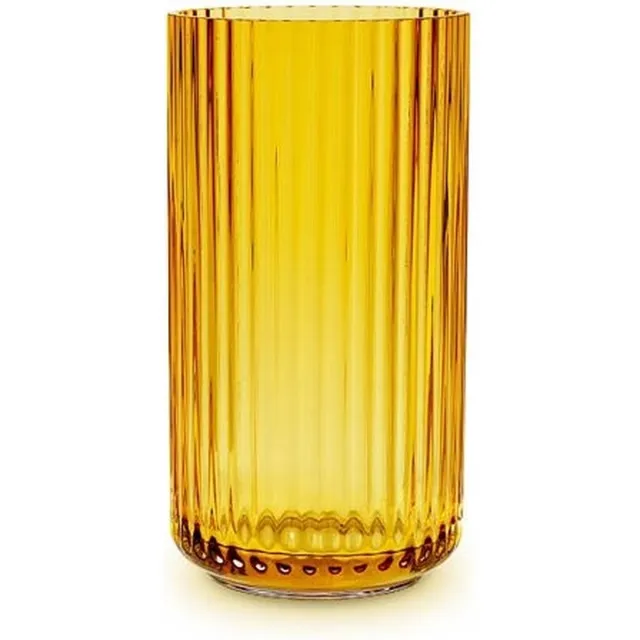 Lyngby Porcelain vaas 31cm amber