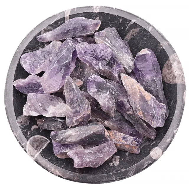 BERK Ruwe Amethist Stenen Brazilië – A-Kwaliteit – 30–60 mm – 200 g Zwart