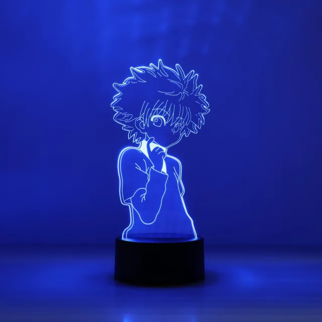 DawnLights Killua Design - HxH - Hunter x Hunter - 3D Lamp - Led Licht - Anime 7 verschillende kleuren