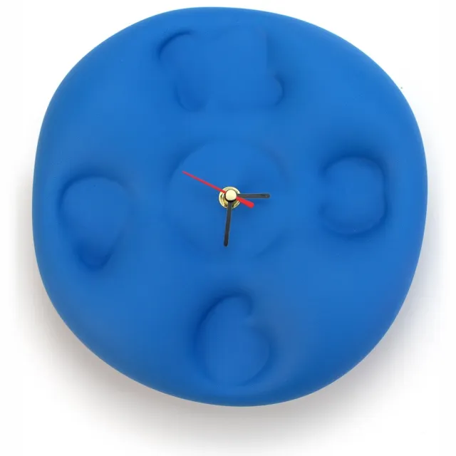 Ikonic Design Klok - Bubble Clock Blauw - Teun Zwets