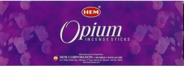 HEM Wierook Opium - 20 Stokjes Bruin
