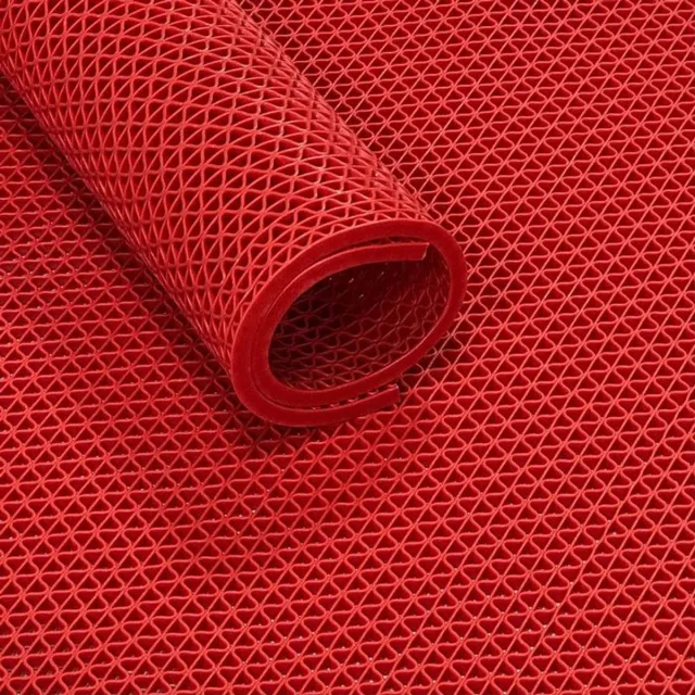 IVOL Ultra Grip rastermat met s-structuur 120 cm - Rood - Verkocht per strekkende meter