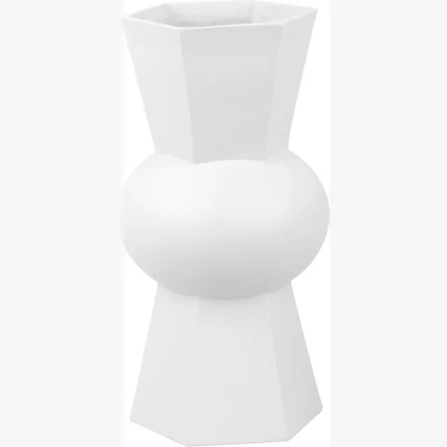 Present Time Vaas Geo Count - Wit - Ø14cm - Scandinavisch,Modern