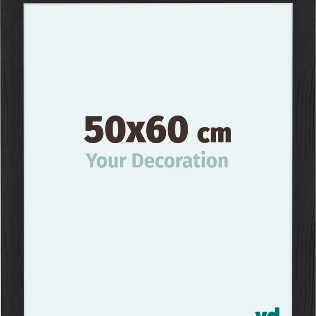 yd. Your Decoration - Fotolijst 50x60 cm - MDF - Zwart Houtnerf - Como