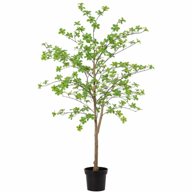 Trendyplants Kunst Tropaeolum - Oost-Indische Kers - Kunstplant - Hoogte 130cm - Potmaat Ø15cm Groen