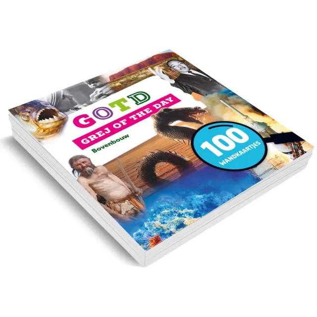 Grej of the day wandkaartjes bovenbouwboek 100 lessen