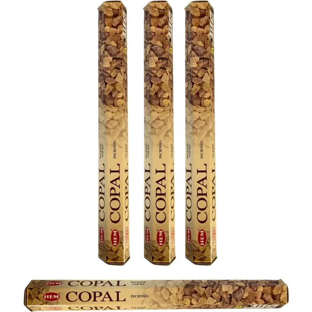 HEM Copal Wierookstokjes – 20 Stuks – Natuurlijke Wierook – Voor Zuivering, Rust, Meditatie & Rituelen