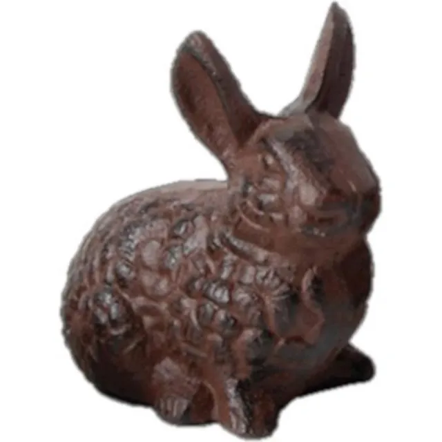 Esschert Design Tuinbeeld Konijn 14,5 Cm Gietijzer Bruin