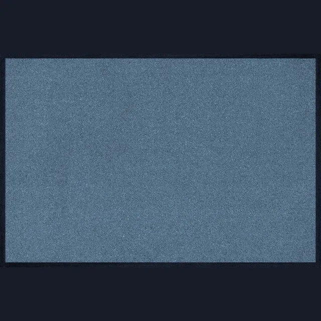 Unyqoos Wasbare en voetmat voor binnen en buiten 40x60 cm blauw