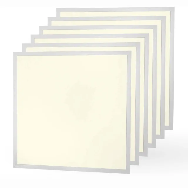 LEDVION 6X LED Panel - 60x60 - 36W - 3000K - 4000LIncl. LED driver + Snelconnector Wit