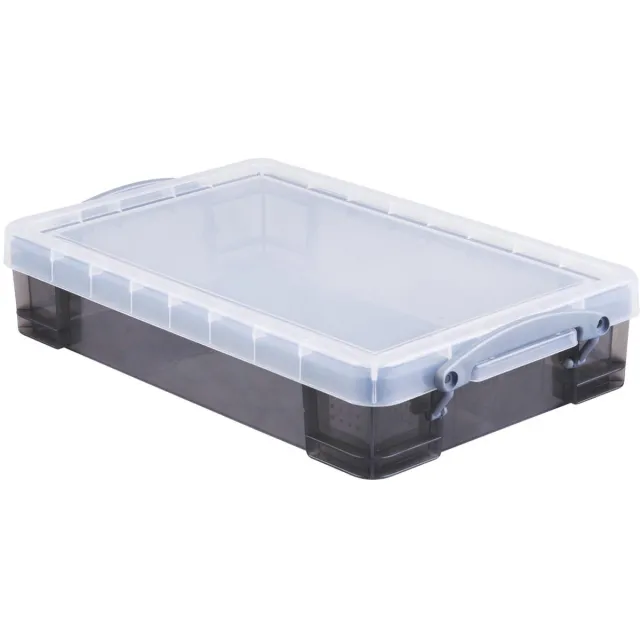 Really Useful Box opbergdoos 4 liter | transparant gerookt