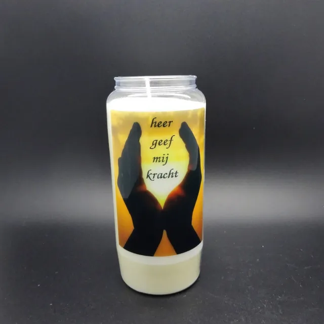 Partijhandel RODO Noveenkaars Spreuk 008 - 6 dagen brander (5 stuks) wit