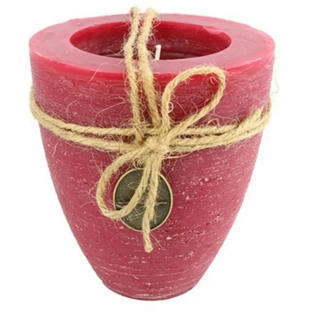 Countryfield Kaars beker ro Tonnie S rood - Countryfield