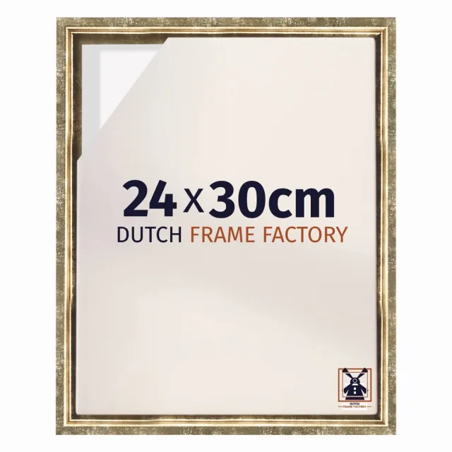 Dutch Frame Factory Baklijst 24x30 cm - Goud Antiek - Geschikt voor Canvasdoek - MDF Baklijst Lausanne