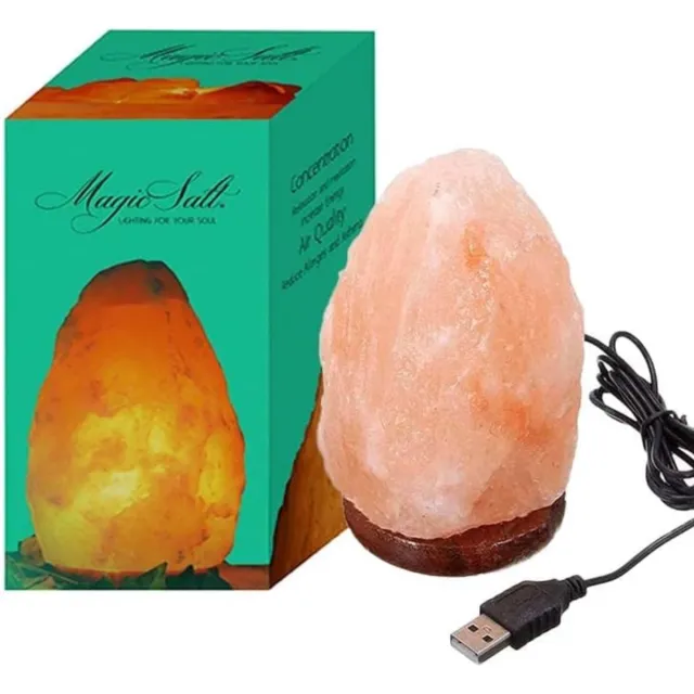 aura Himalaya Zoutlamp - Zoutlamp -Roze- 8cm x 10cm x 10 cm