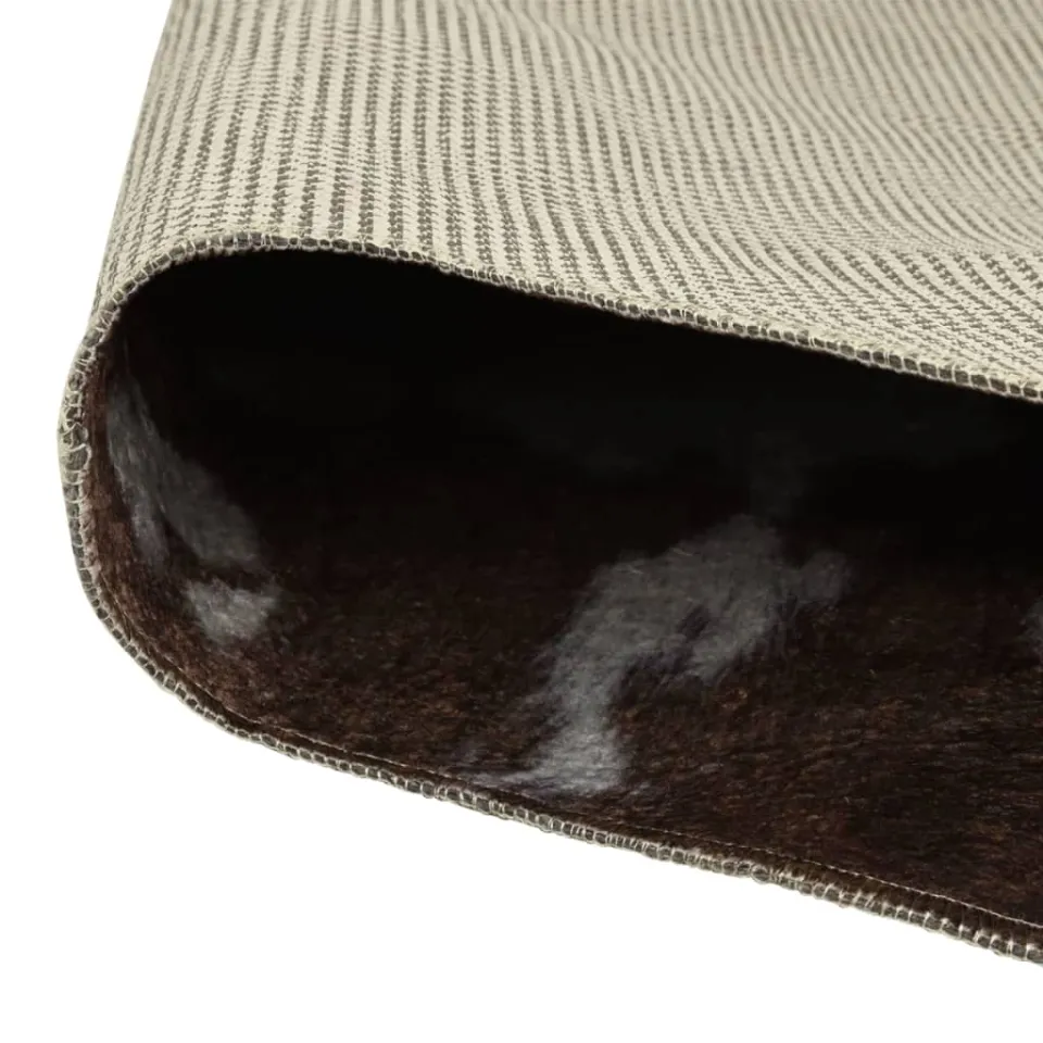 vidaXL Vloerkleed koeienpatroon wasbaar 120x170 cm zwart wit, foto 3