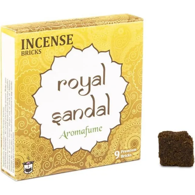 Aromafume Feng Shui - Wierookblokjes - Wierook - Healing - Royal Sandal Bruin