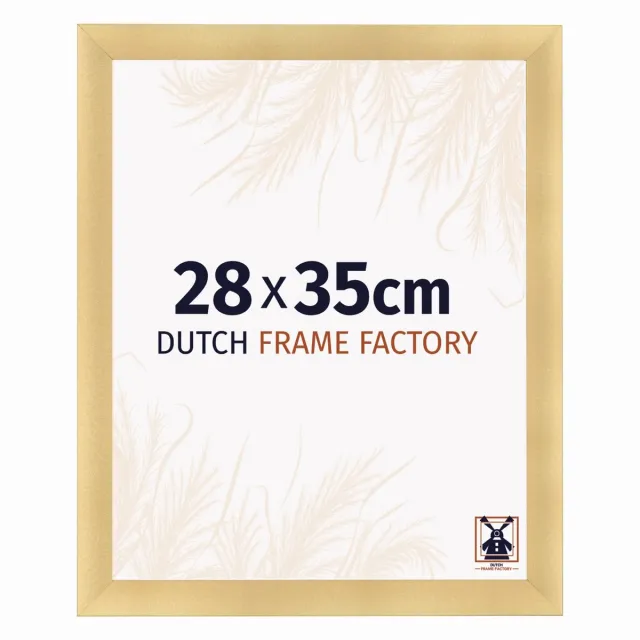 Dutch Frame Factory Fotolijst 28x35 cm - MDF - Goud Mat - Praag