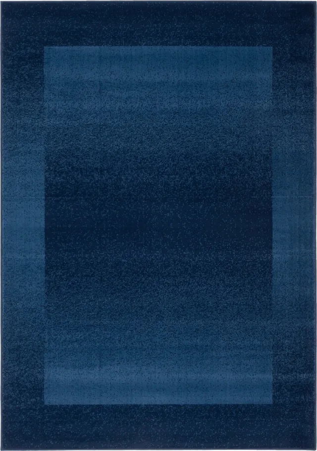 Pergamon Modern Designer Velours Teppich Samba Blauw