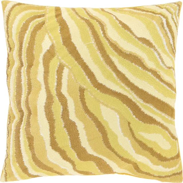 Unique Living Sierkussen Ezra 45x45cm - Glowy Yellow Geel