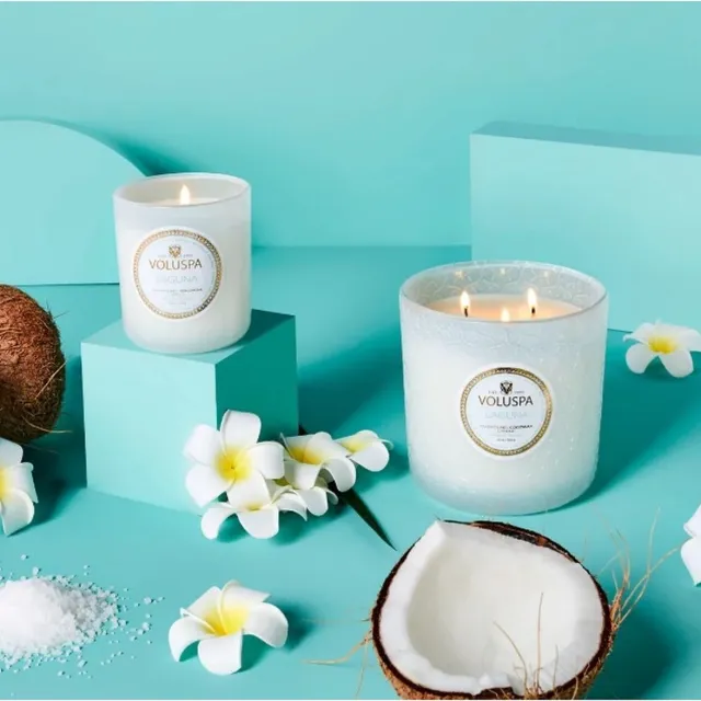 Voluspa Geurkaars Maison Blanc Laguna Petite Jar Candle 127gr Multi