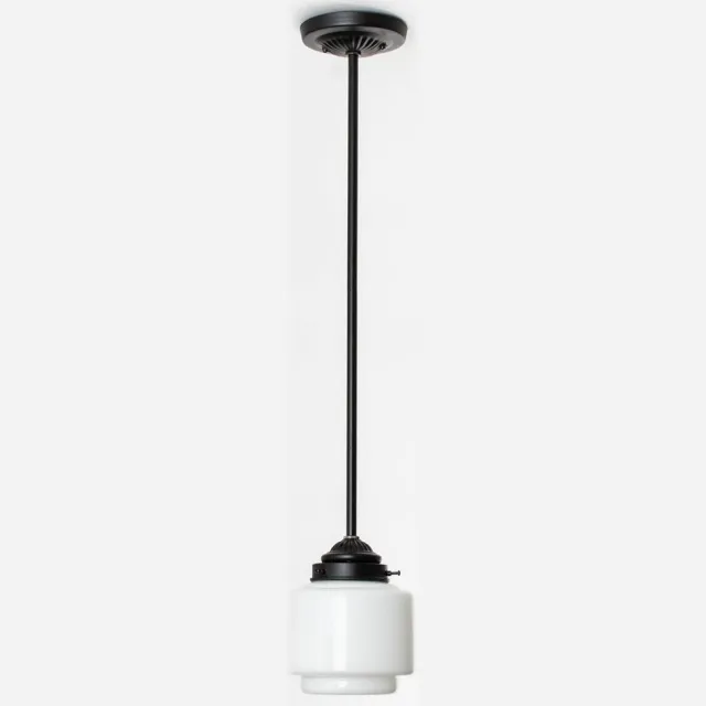Coloured by Art Hanglamp Getrapte Cilinder Small Moonlight - Art Deco Trade Zwart