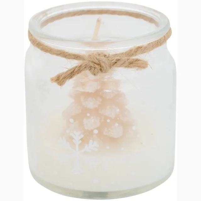 Feeric lights & Christmas Luminion-kaars in de vorm van een kerstboom, 40 g Beige