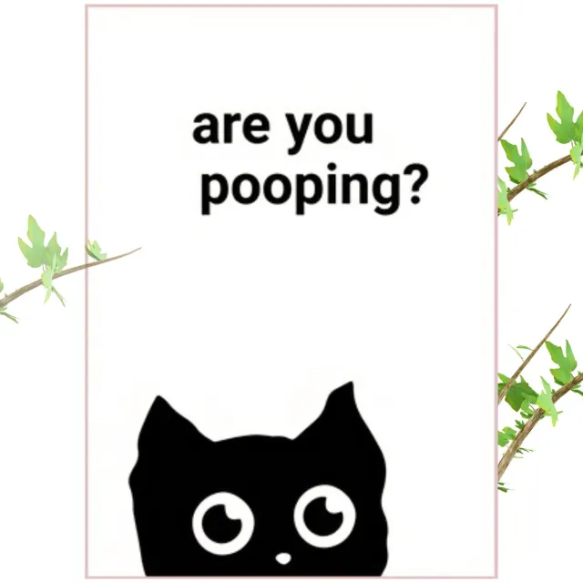 Bovista Are You Pooping Cat - Are You Pooping - Have A Nice Poop - Your Butt Napkins My Lord - Poster - Grappige Poster - 20x30cm Verschillend